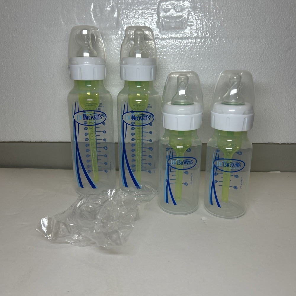 Dr.Browns Level 1 natural flow anti-colic wide neck bottles SKU‎ 1393